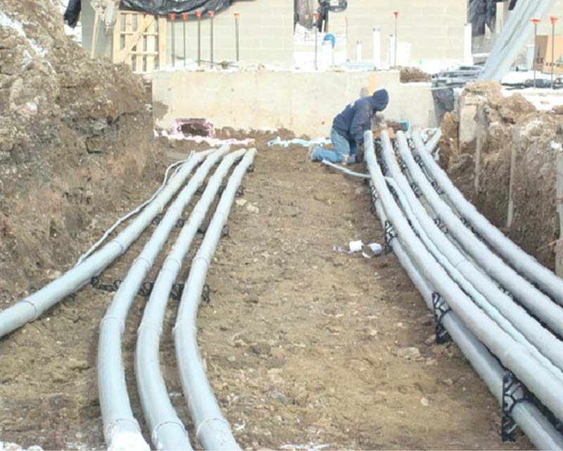 Electrical conduit installation by C.M. Armitage