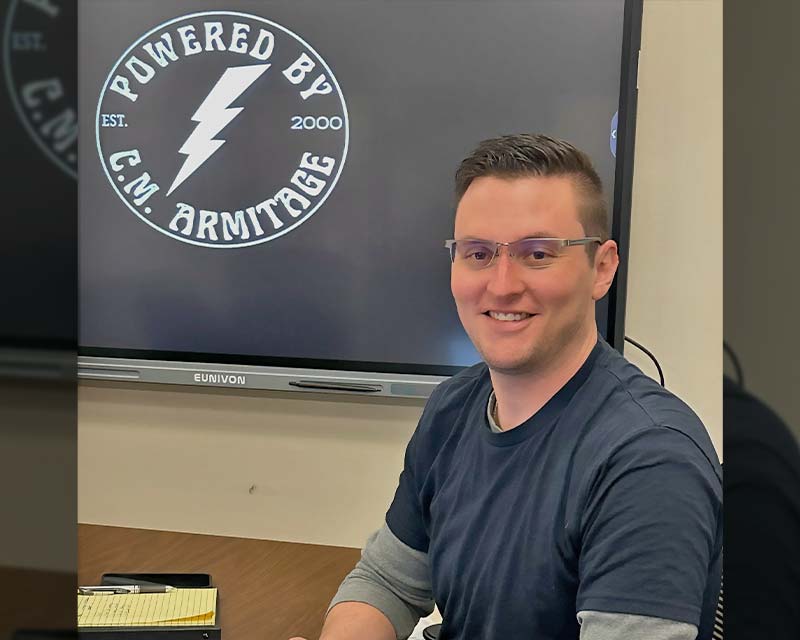 Adam, Service Manager at C.M. Armitage Electrical Contracting Inc.